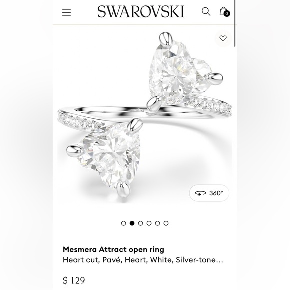 Swarovski Mesmera Crystal Ring - Picture 6 of 9